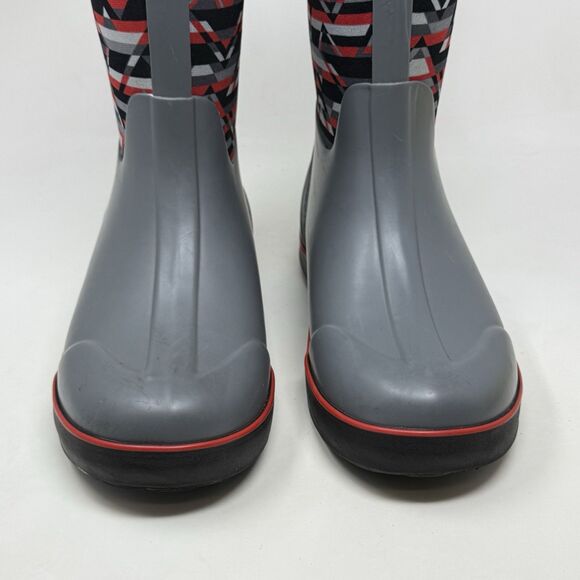 Bogs Classic II Mountain Geo Waterproof Boots Kids Girls Boys Size 4 Gray - Picture 7 of 15